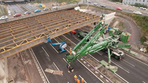 M6 J10 bridge lift