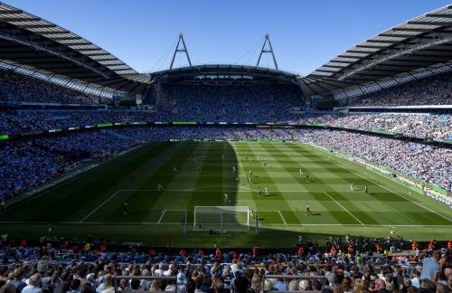 Etihad Stadium steel works